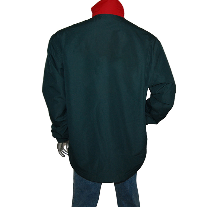 Mens 1/4 zip pullover water repellent Fleece-Lined Jacket mens outdoor windbreaker heavy duty workwear