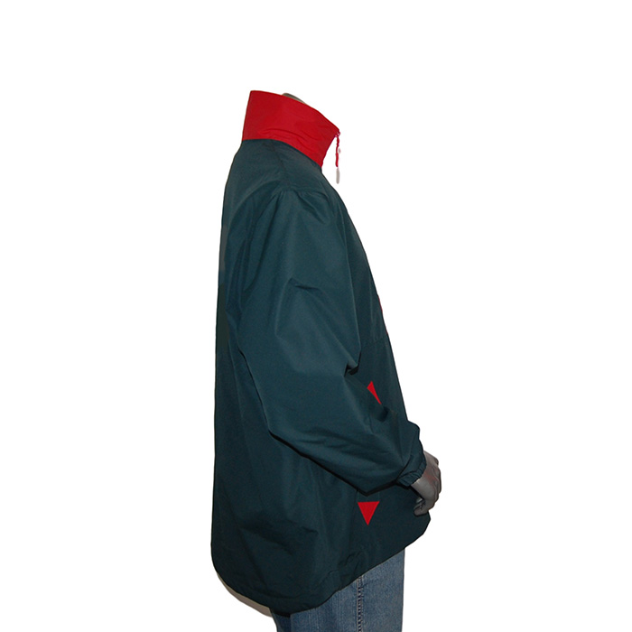 Mens 1/4 zip pullover water repellent Fleece-Lined Jacket mens outdoor windbreaker heavy duty workwear
