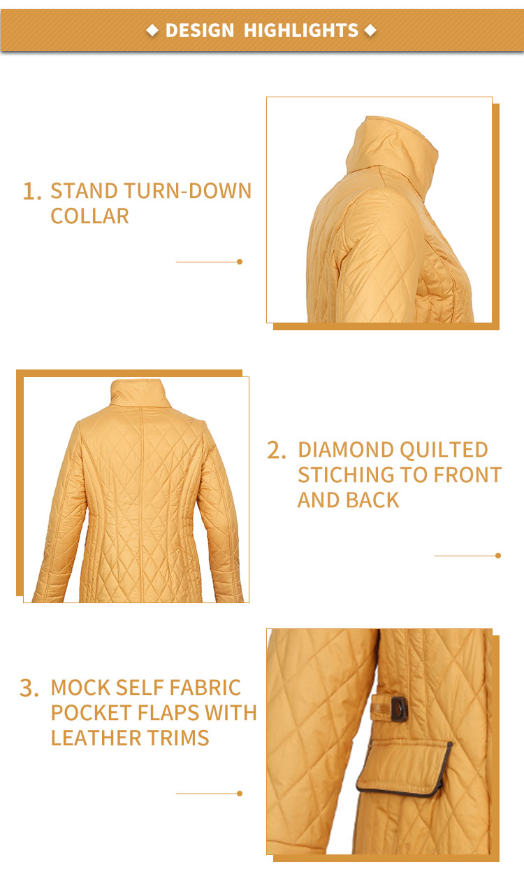 Womens Outdoor Jacket Winter Puffer Coat Quilted Padding Jacket With Waist Belt Oem Fashion Urban Jacket Custom Jacket With Digital Print Lining ladies lightweight puffer jacket