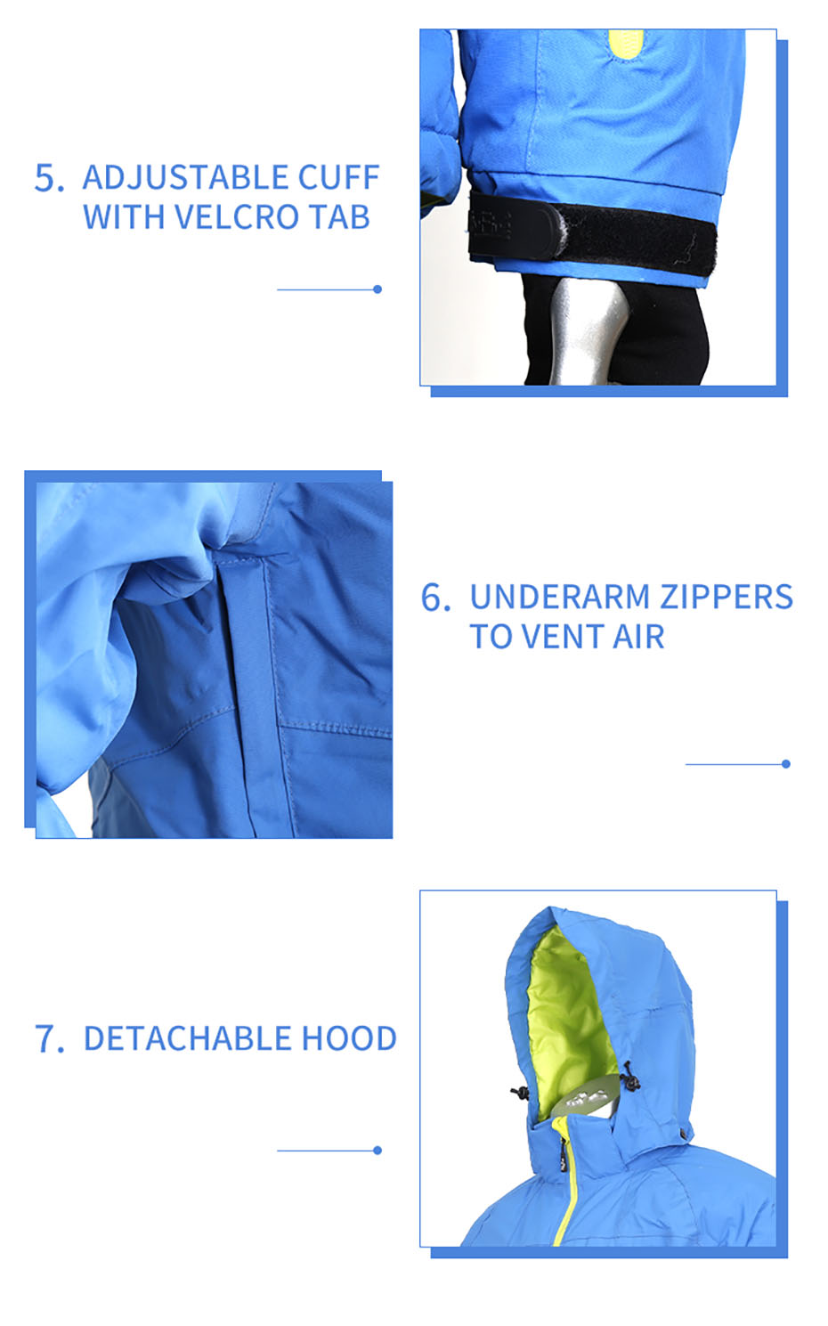 Mens outdoor waterproof Windproof breathable ski jacket mens snowboard coat