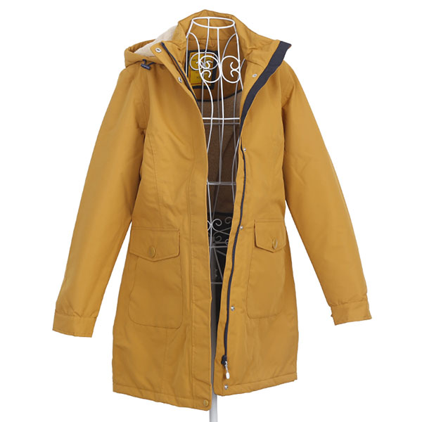 Womens Sherpa Lined Waterproof Jacket Winter Warm Coat Insulated Padded Parka Designer Styling Coat ladies walker long coat/overcoat/parka