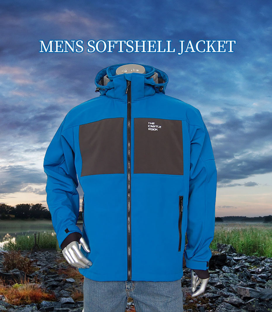 Mens Waterproof Softshell Jacket Thick Outdoor Coat Trekking Jacket Windbreaker With Detachable Hood